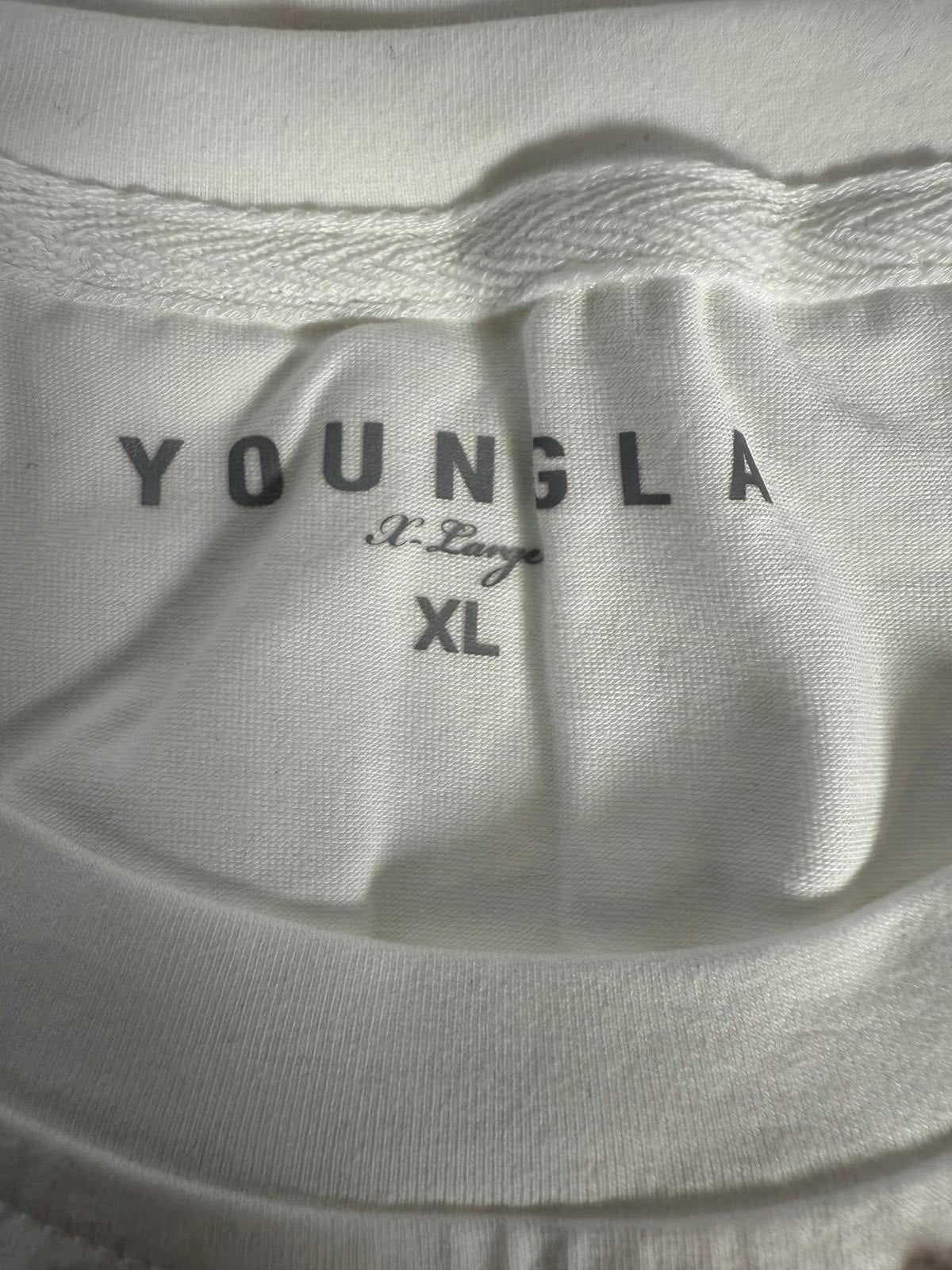 NWT YOUNGLA 411 PERFECT TEE - STRAIGHT BOTTOM SIZE XL