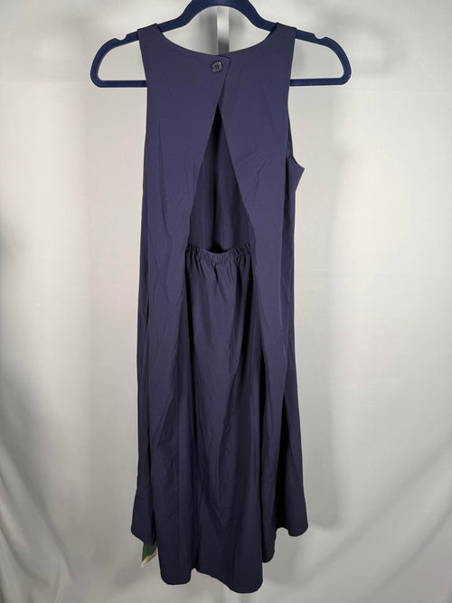 NWT Halara Breezeful Backless Dress Patriot Blue - Size Small