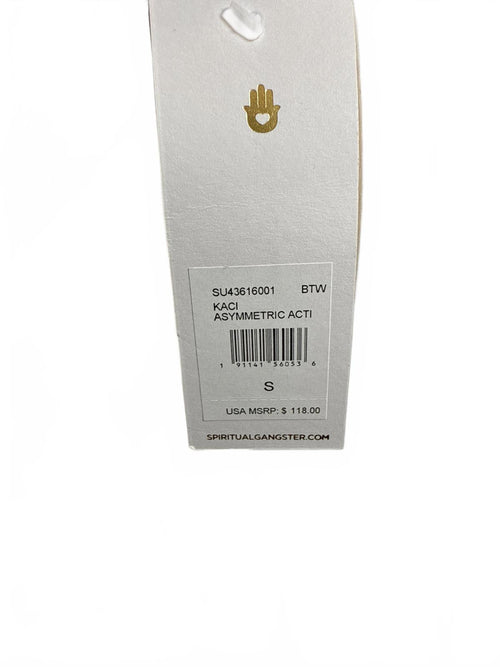 Spiritual Gangster Kaci Asymmetric Active Women’s White Dress - S