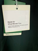 NWT Halara High Waisted Pocket Solid Work Tapered Pants Dark Green L