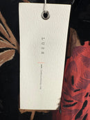 Lush Lady in Love Black Floral Print Velvet Mini Dress - XS NWT