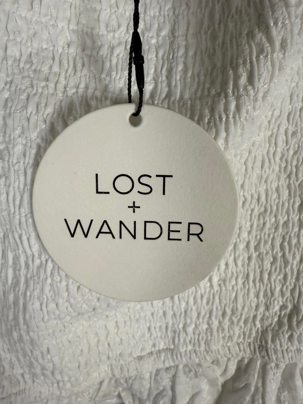 NWT Revolve Lost & Wander Coconut Vine baby doll top White Size - M