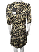 NWT The Kooples Twill Flowers Dress US Size Medium $365 MRSP