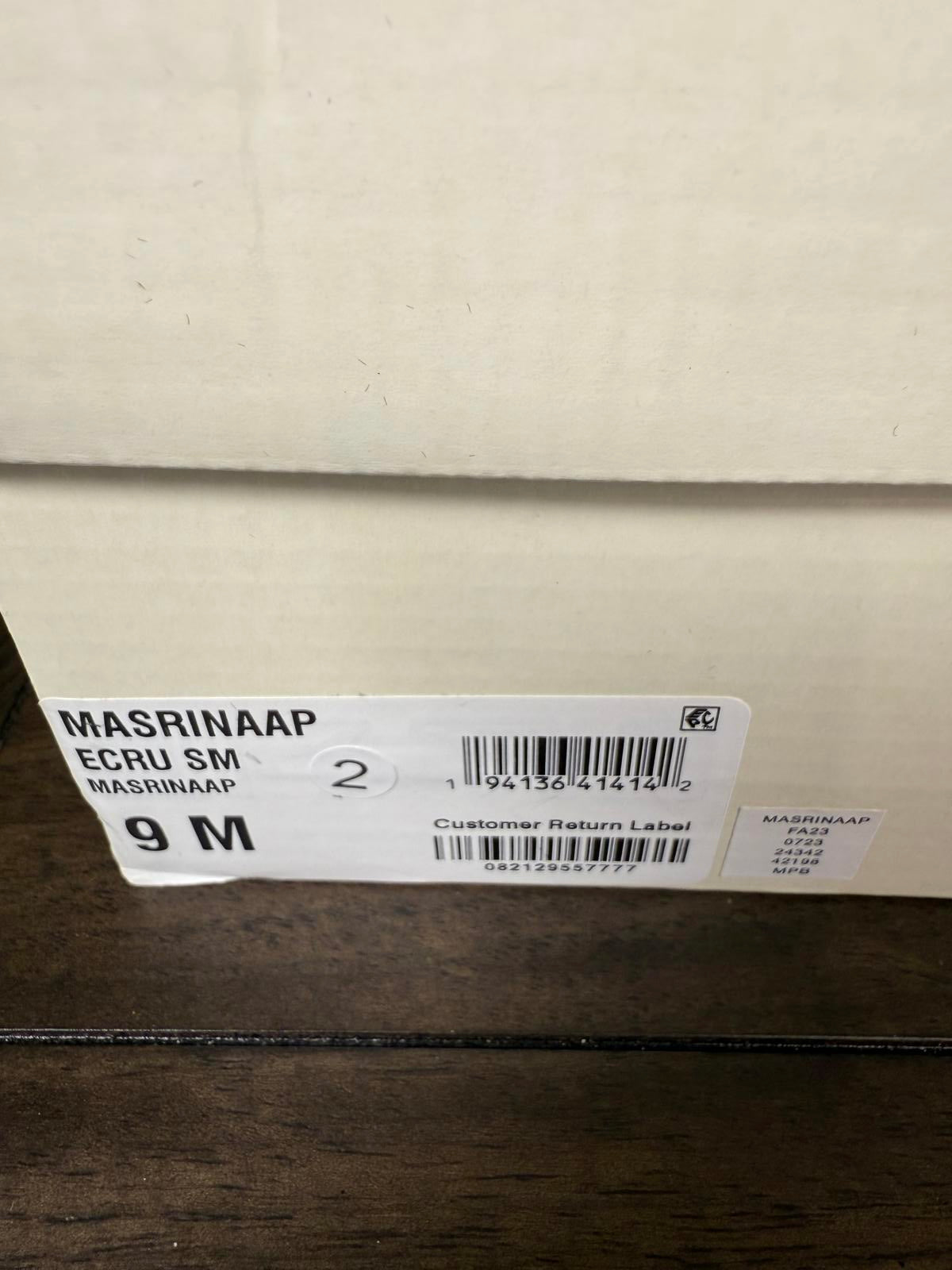 Style & Co Masrinna Ecru Women's ankle boots, Size 9, New in box.