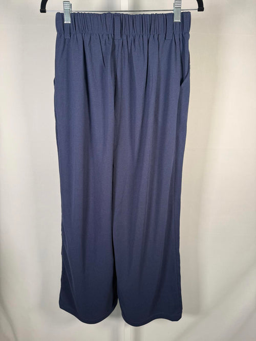 NWT Halara Flex™ High Waisted Pocket Wide Leg Waffle Work Pants Size M Petite