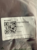 NWT Halara Drawstring Long Sleeve Pleated Hem Mini Casual Hoodie Dress Mustang L