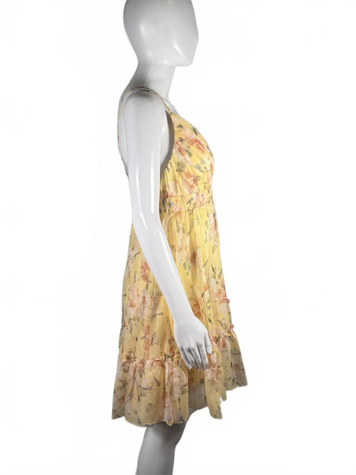 MAC DUGGAL Ieena Floral Minidress Size 10