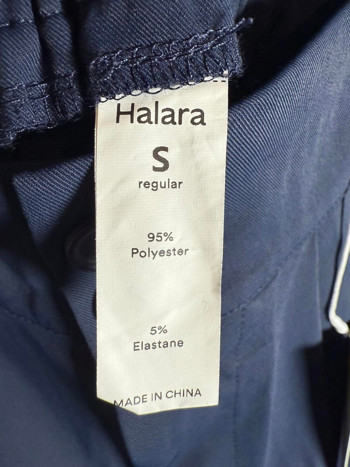 NWT Halara High Waisted Zipper Pocket Shirred Straight Leg Work Pants Size S