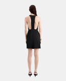 NWT The Kooples Short Black Crepe Dress US Size Medium $345 MRSP