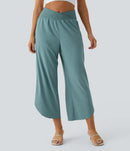 NWT Halara Breezeful High Waisted Crossover Side Pocket Resort Pants - L Petite