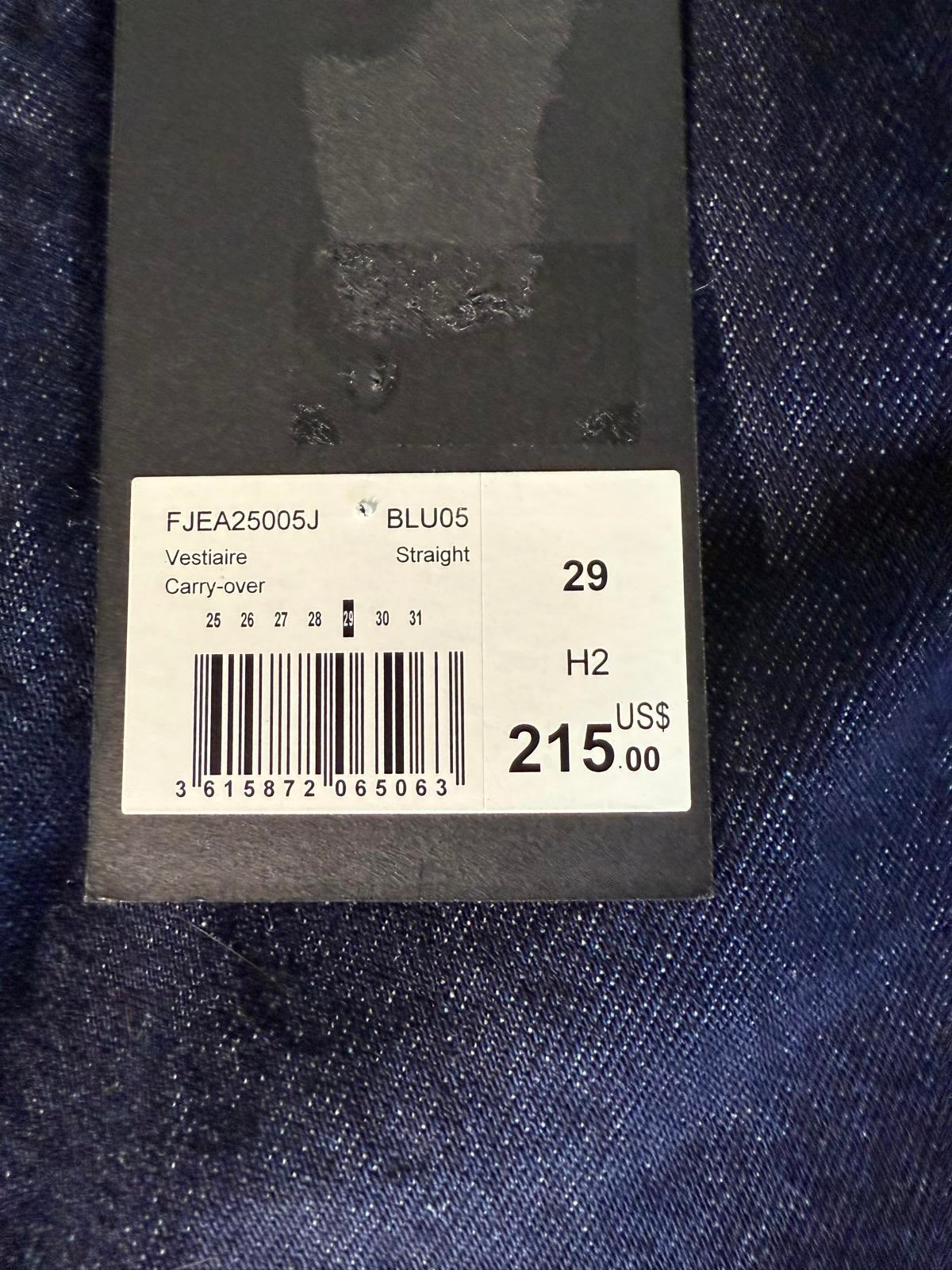 THE KOOPLES Vestiaire Carry-Over Straight Leg Blue Women's Jeans, Size 30. NWT