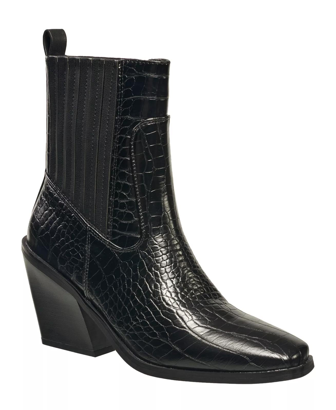 NWB H Halston Women's Charlotte Ankle Boots Black US Size 9