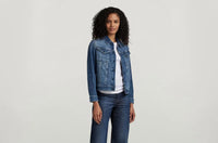 NWT G-Star RAW Arc 3D Denim Jacket Women’s Size Small Faded Santorini Stretch