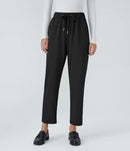 NWT HalaraFlex™ Mid Rise Drawstring Pocket Work Pants Black Large
