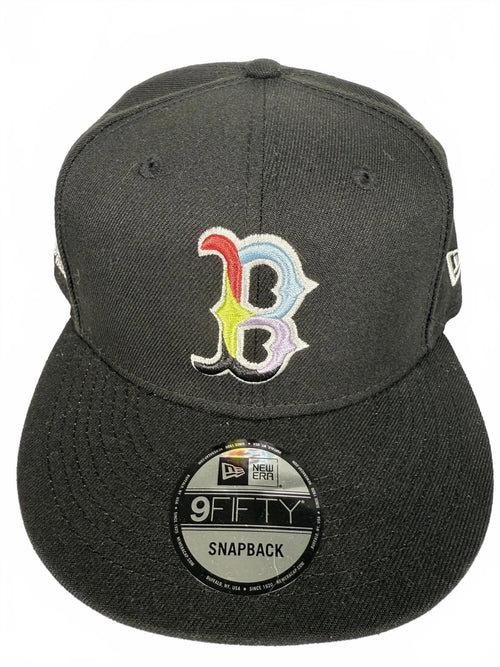 NWT New Era 9FIFTY Boston Red Sox Snapback Hat with Multicolor logo