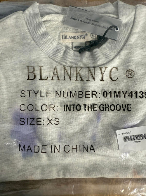 NWT Revolve BlankNYC Into the Groove Sweatshirt Tie Die XS