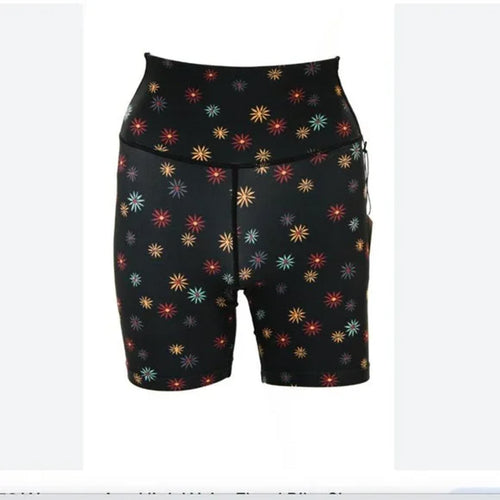 NWT Splits59 Ava High Waist Floral Bike Short XS