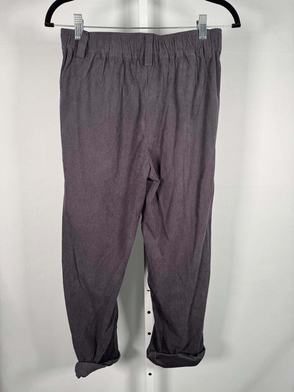 NWT Halara Mid Rise Zipper Pocket Corduroy Casual Pants Size Small