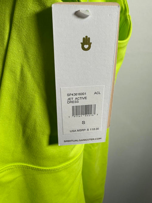 Spiritual Gangster Women's Green Jet Active Dress - S