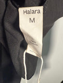 NWT Halara Tie Neck Long Sleeve Work Blouse Black M