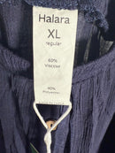 NWT Halara High Waisted Drawstring Pocket Flowy Midi Casual Skirt Size XL