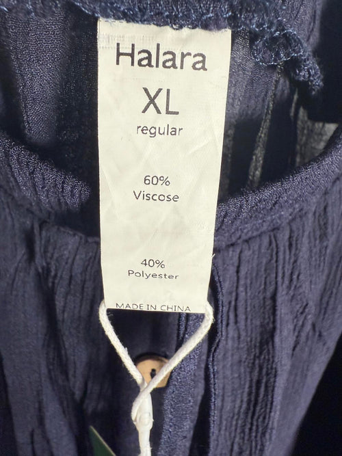 NWT Halara High Waisted Drawstring Pocket Flowy Midi Casual Skirt Size XL