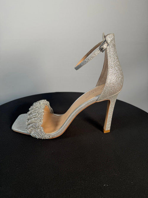 Jewel by Badgley Ridley Bejeweled Strap Stiletto Heel SIZE 8.5