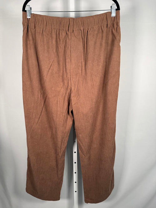 NWT Halara High Waisted Corduroy Casual Pants Acorn - Size XL