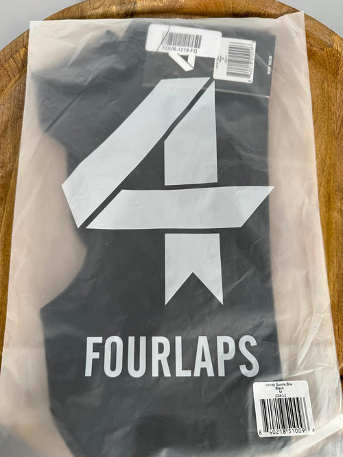 Fourlaps Infinity Sports Bra Black