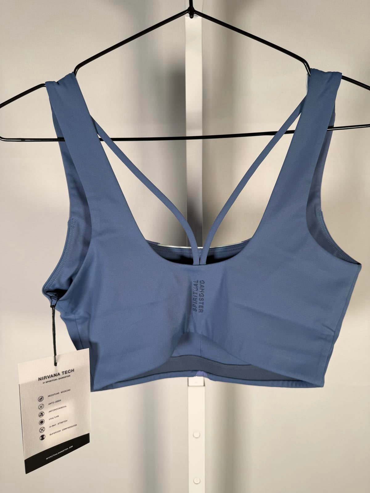 NWT Spiritual Gangster Women's Aura Strappy Longline Sports Bra Size XS