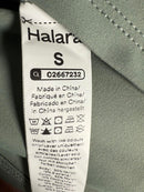 NWT Halara Boat Neck Cap Sleeve Cropped Casual T-Shirt-UPF50+ Asparagus S