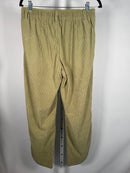 NWT Halara Mid Rise Zipper Pocket Corduroy Casual Pants Fresh Grass Green Size M
