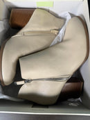 Style & Co Masrinna Ecru Women's ankle boots, Size 9, New in box.