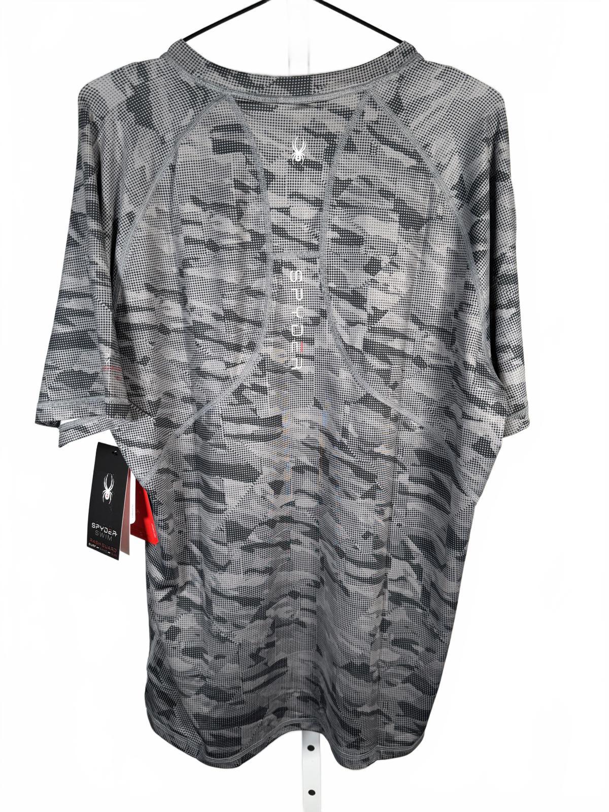 NWT Spyder Men's Short-Sleeve Rash Guard Shirt Size M