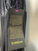 Bebe Disco Dot Wrap Tie Jumpsuit Size XXL NWT