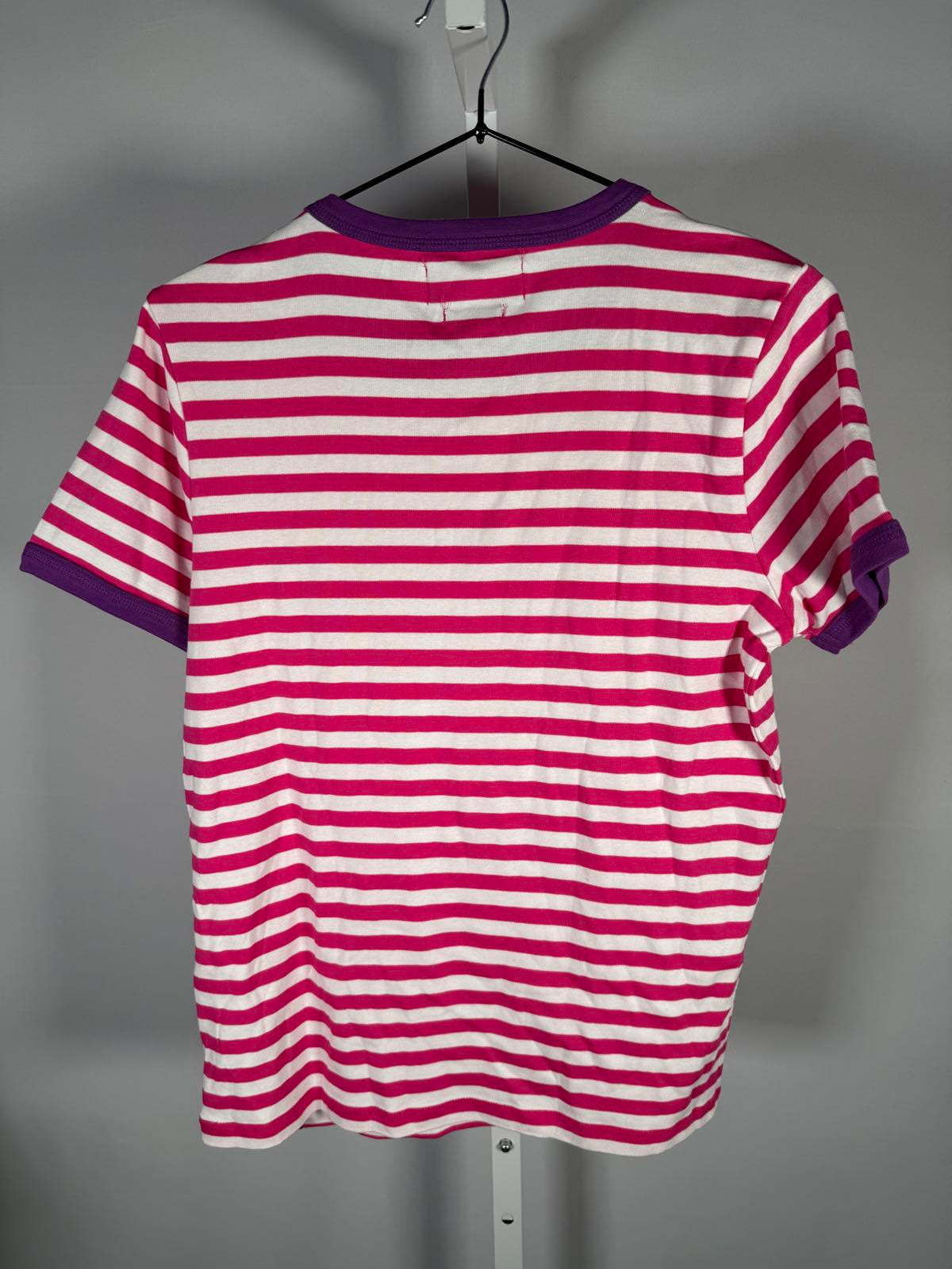 NWT PIOMBO striped T-shirt in Supima cotton US Size L