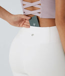 Halara UltraFlare Leggings Crossover High Waisted Pocket Size M