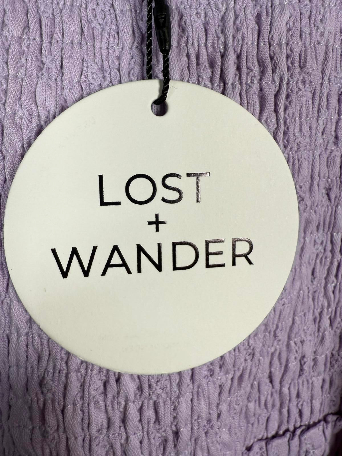 NWT REVOLVE LOST + WANDER  angel in disguise maxi dress Purple, Size Small