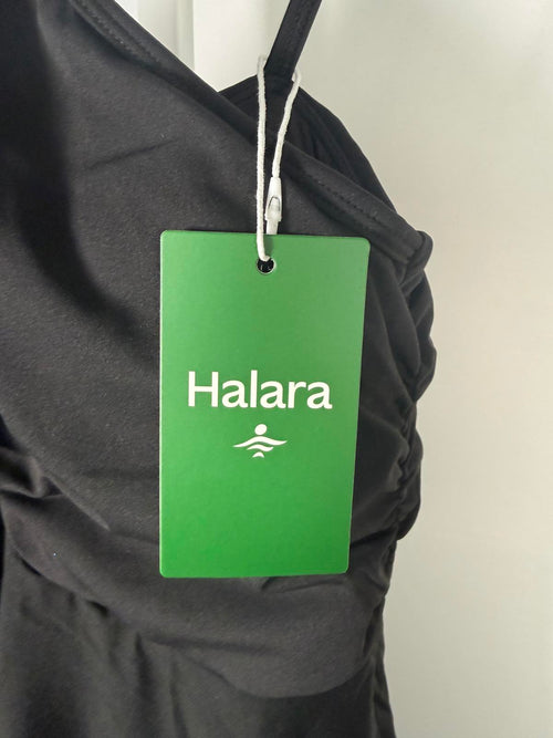 NWT Halara Black Mini Dress Halter Back Size Medium