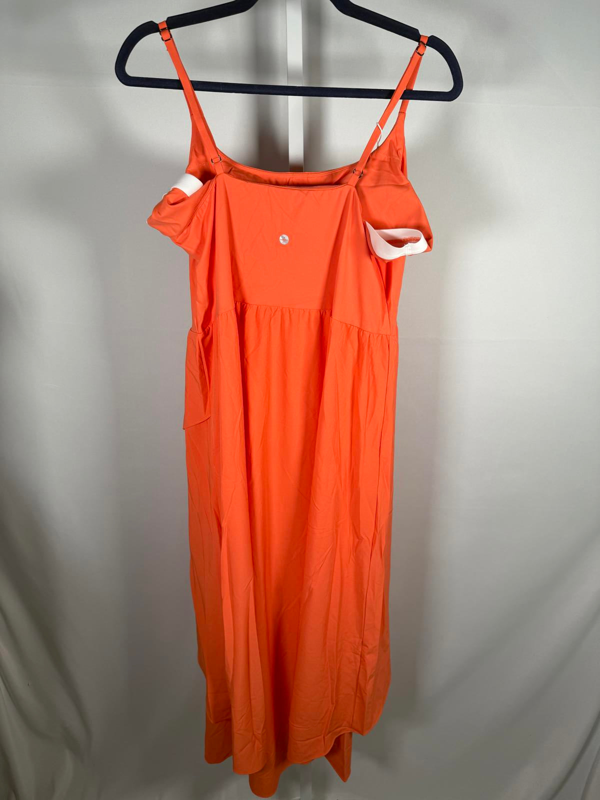 NWT Halara Breezeful High Low 2-Piece Flowy Midi Casual Dress Flamingo Size XL