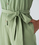 NWT Halara V Neck Belted Pocket Casual Jumpsuit - Size M