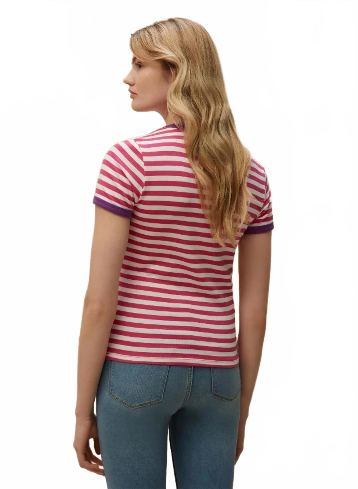 NWT PIOMBO striped T-shirt in Supima cotton US Size L