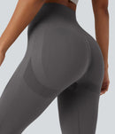 NWT Halara Seamless Flow High Waisted Booty Scrunch Yoga Leggings 7/8 Length - M
