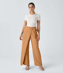 NWT Halara High Waisted Tie Side Wide Leg Work Pants Size XL
