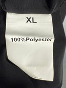 NWT Halara Sleeveless Curved Hem Mini Work Shirt Dress Black XL