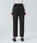 NWT HalaraFlex™ Mid Rise Drawstring Pocket Work Pants Black Large