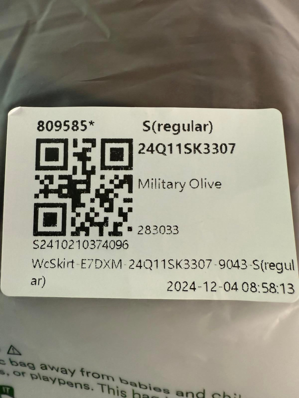 NWT Halara High Waisted Decorative 2-in-1 A Line Suede Mini Casual Skirt Size S