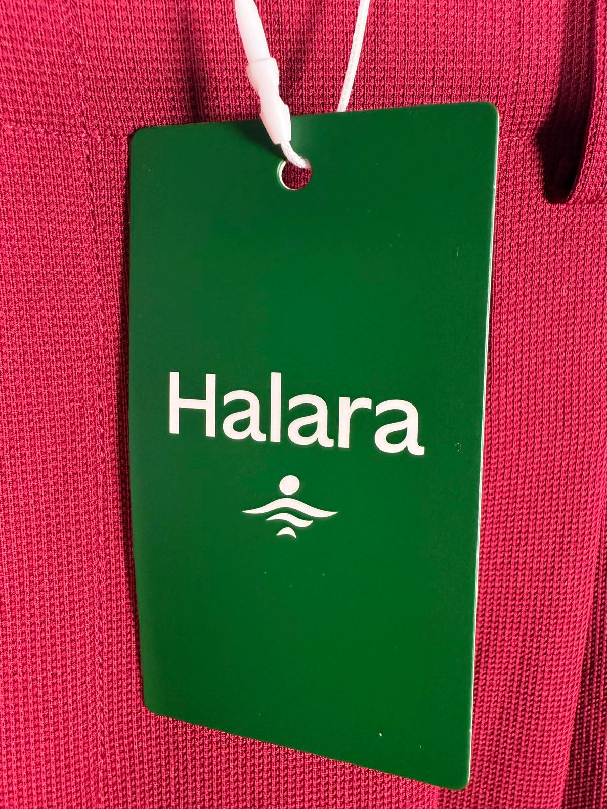 NWT Halara Flex High Waisted Pocket Wide Leg Waffle Work Pants Anemone L Petite