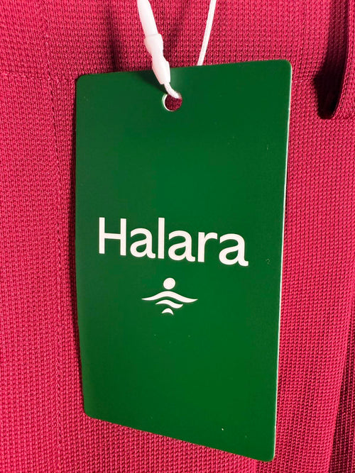 NWT Halara Flex™ High Waisted Pocket Wide Leg Waffle Work Pants Anemone L Petite