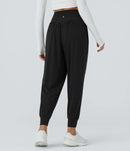 NWT Halara High Waisted Crossover Pocket Waffle Yoga Joggers Size XS